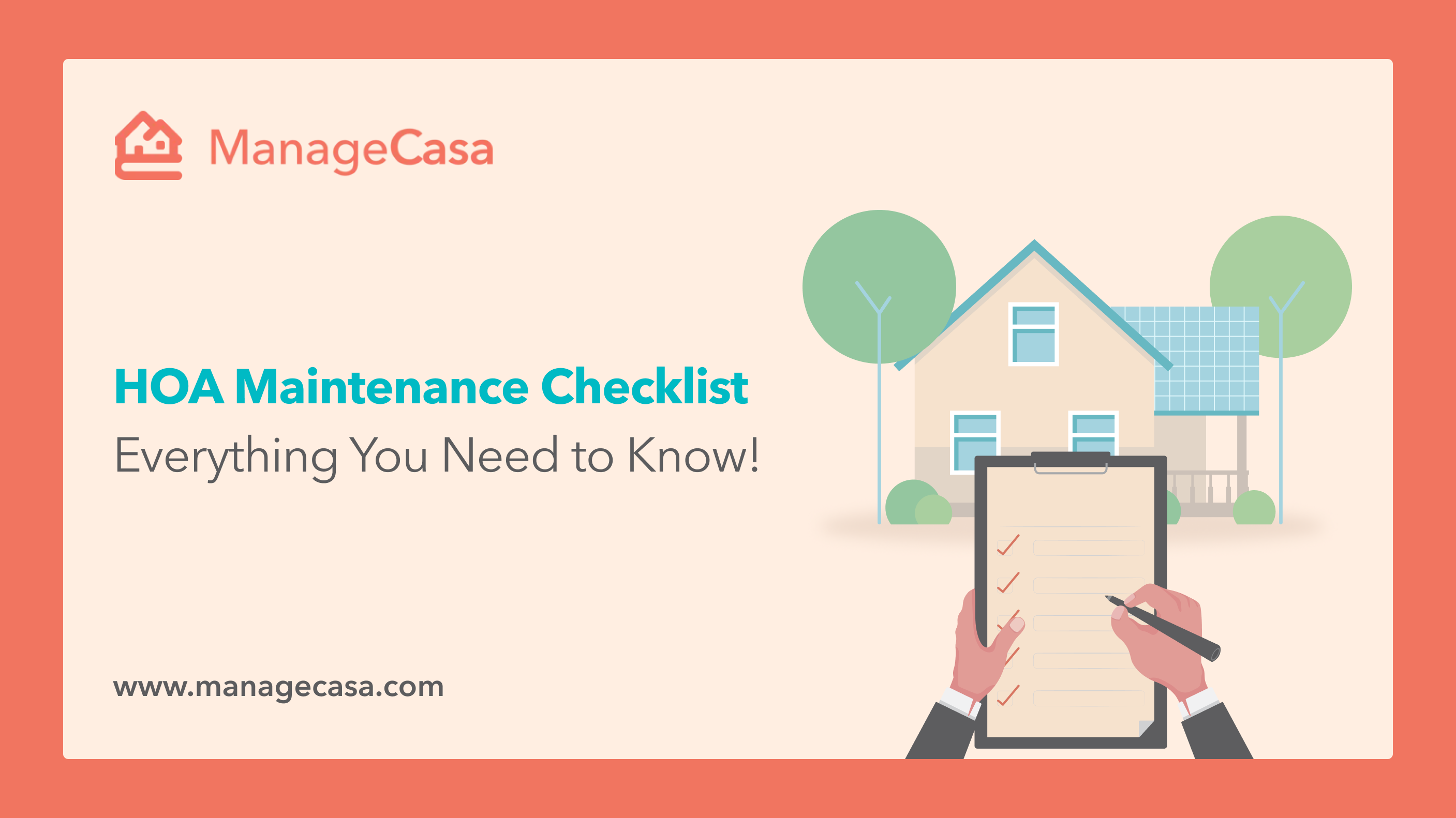 Hoa maintenance checklist everything you need to know 